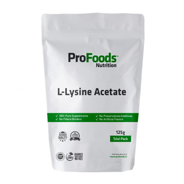 L-Lysine Acetate_125g Front