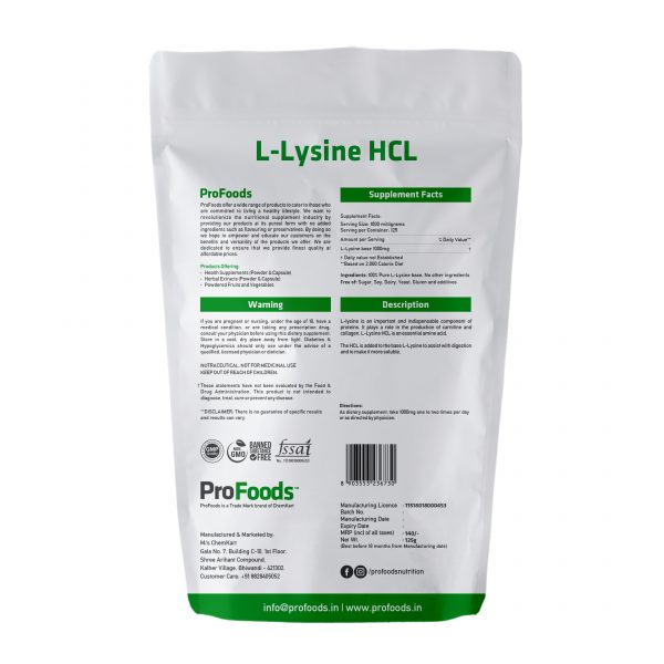 L-Lysine-HCL-125g Back