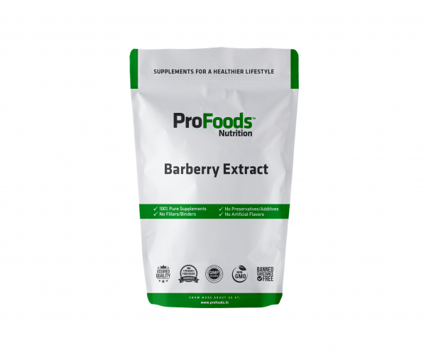 Barberry Extract Profoods Front Packaging Mockup