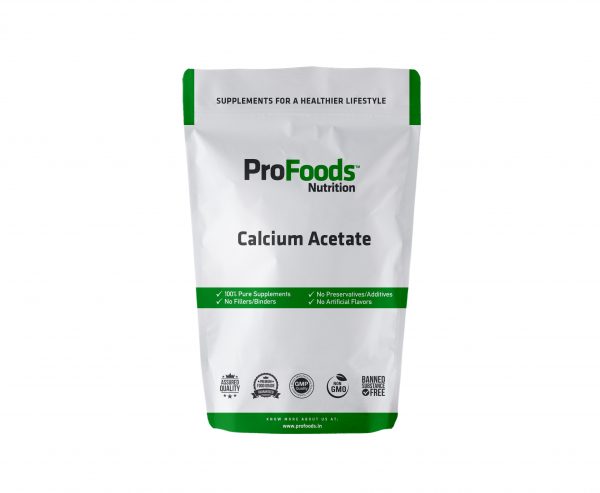 Calcium Acetate Profoods Front Packaging Mockup