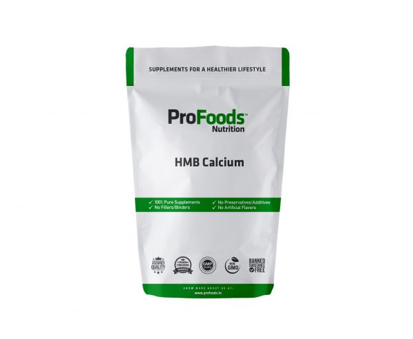 HMB Calcium Profoods Front Packaging Mockup