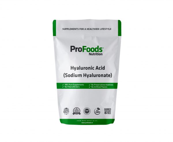 Hyaluronic Acid (Sodium Hyaluronate) Profood Front Packaging Mockup